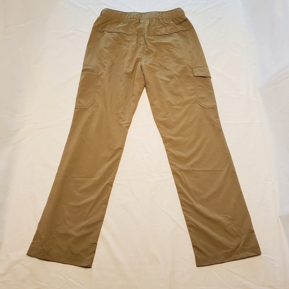 Columbia GRT Pants Men's Size 32Lx30 Belted Cargo Outdoor Relaxed Nylon Khaki - Picture 2 of 9